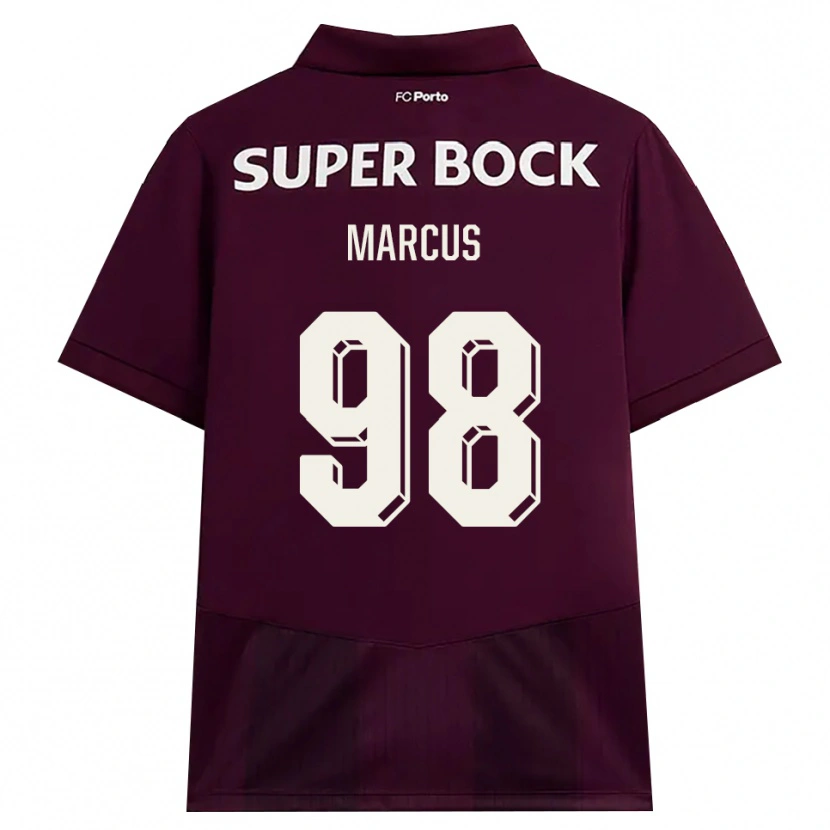 Danxen Femme Maillot Abraham Marcus #98 Bourgogne Blanc Tenues Extérieur 2026/27 T-Shirt