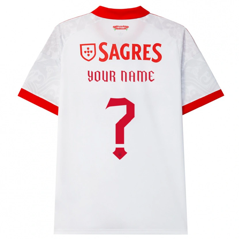 Danxen Femme Maillot Votre Nom #0 Blanc Rouge Jaune Tenues Extérieur 2026/27 T-Shirt