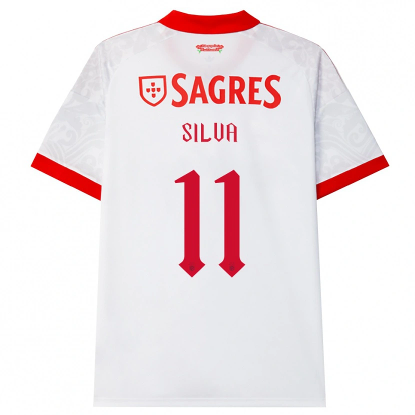 Danxen Femme Maillot Jéssica Silva #11 Blanc Rouge Jaune Tenues Extérieur 2026/27 T-Shirt