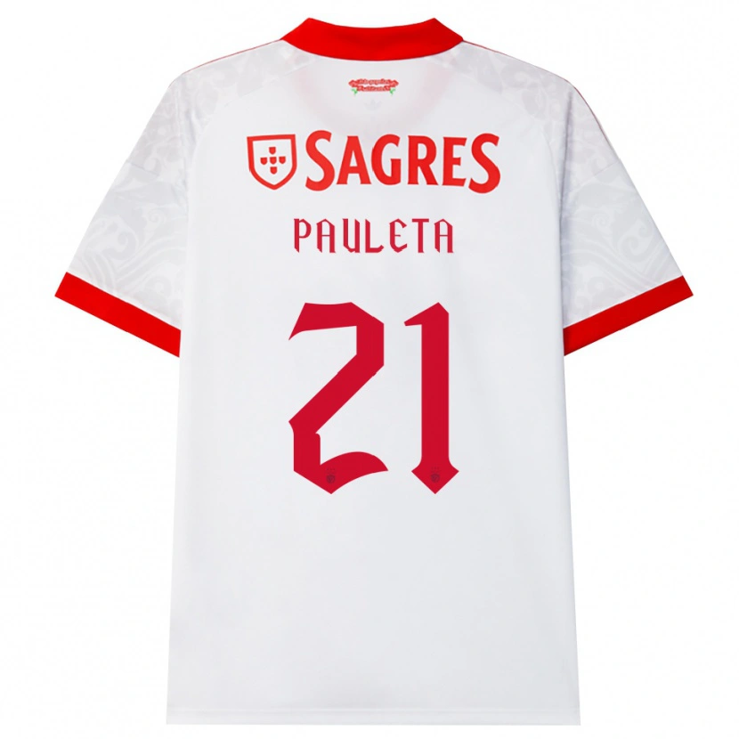 Danxen Femme Maillot Pauleta #21 Blanc Rouge Jaune Tenues Extérieur 2026/27 T-Shirt