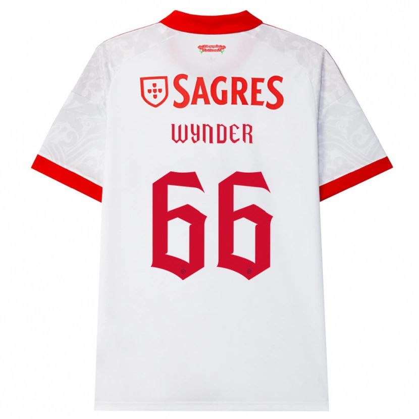 Danxen Femme Maillot Joshua Wynder #66 Blanc Rouge Jaune Tenues Extérieur 2026/27 T-Shirt