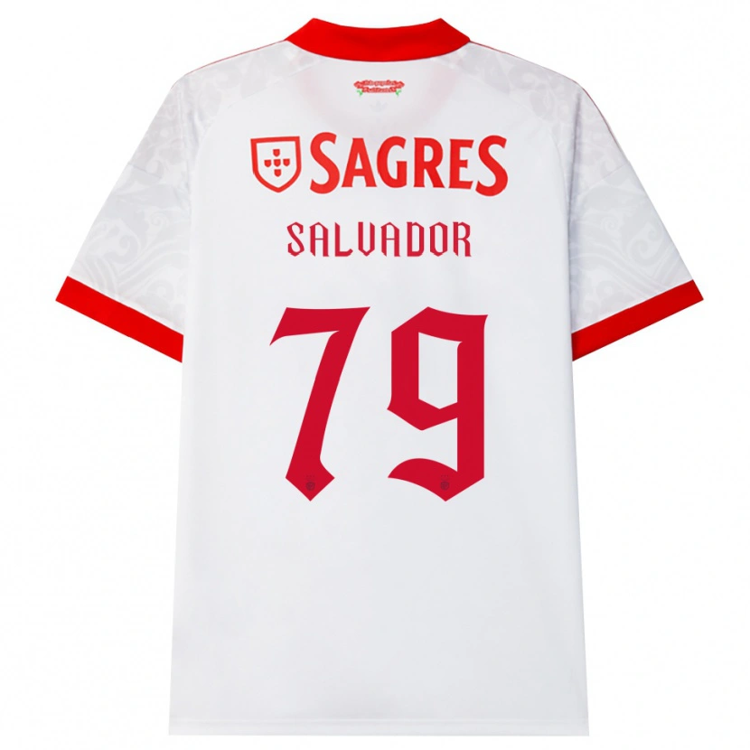 Danxen Femme Maillot Marta Salvador #79 Blanc Rouge Jaune Tenues Extérieur 2026/27 T-Shirt
