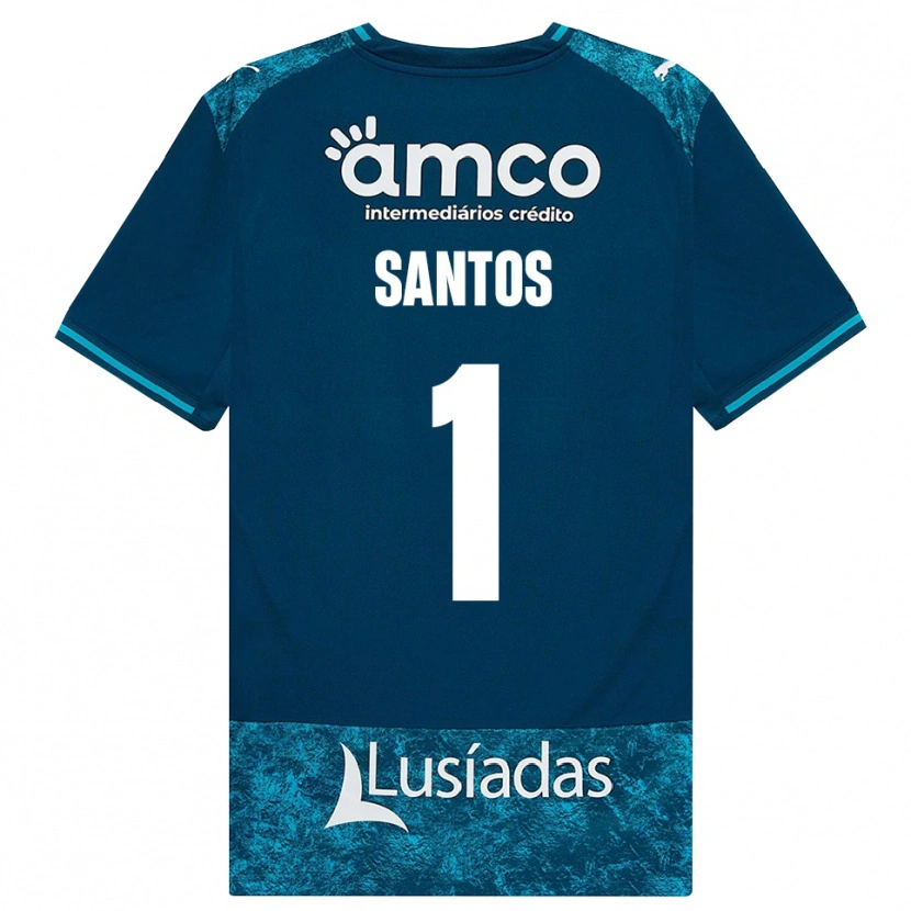 Danxen Femme Maillot Matheus Santos #1 Darkslategray Mediumturquoise Tenues Extérieur 2026/27 T-Shirt