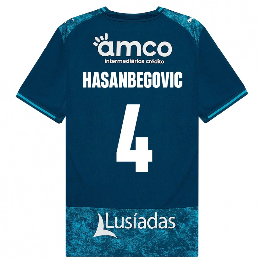 Danxen Femme Maillot Melisa Hasanbegović #4 Darkslategray Mediumturquoise Tenues Extérieur 2026/27 T-Shirt