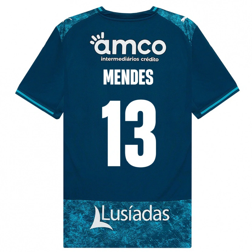 Danxen Femme Maillot Emmanuel Mendes #13 Darkslategray Mediumturquoise Tenues Extérieur 2026/27 T-Shirt