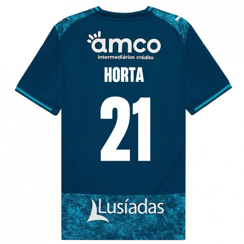 Danxen Femme Maillot Ricardo Horta #21 Darkslategray Mediumturquoise Tenues Extérieur 2026/27 T-Shirt