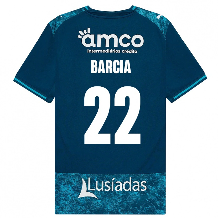 Danxen Femme Maillot Sergio Barcia #22 Darkslategray Mediumturquoise Tenues Extérieur 2026/27 T-Shirt