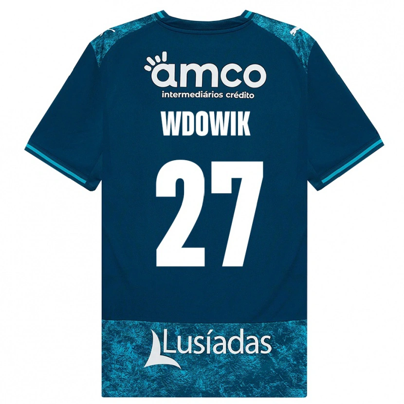 Danxen Femme Maillot Bartlomiej Wdowik #27 Darkslategray Mediumturquoise Tenues Extérieur 2026/27 T-Shirt