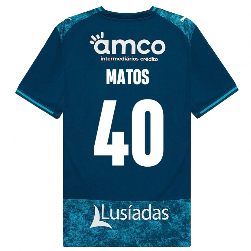 Danxen Femme Maillot João Matos #40 Darkslategray Mediumturquoise Tenues Extérieur 2026/27 T-Shirt