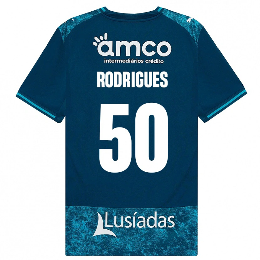 Danxen Femme Maillot Diego Rodrigues #50 Darkslategray Mediumturquoise Tenues Extérieur 2026/27 T-Shirt