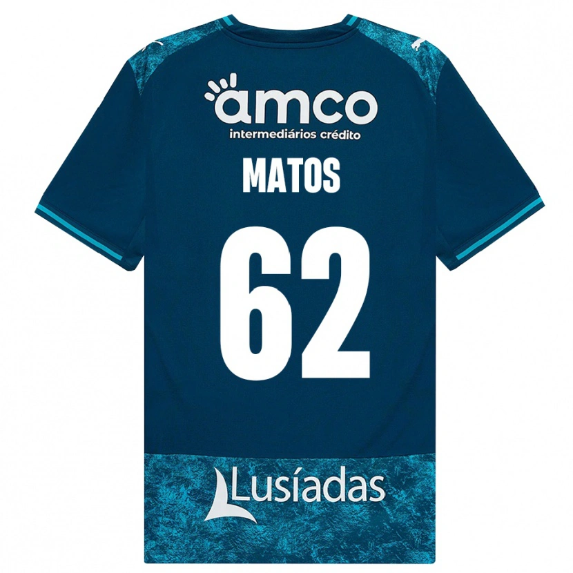 Danxen Femme Maillot Nuno Matos #62 Darkslategray Mediumturquoise Tenues Extérieur 2026/27 T-Shirt