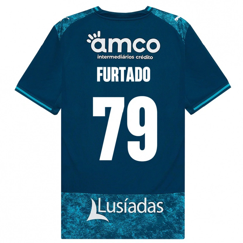 Danxen Femme Maillot Rúben Furtado #79 Darkslategray Mediumturquoise Tenues Extérieur 2026/27 T-Shirt