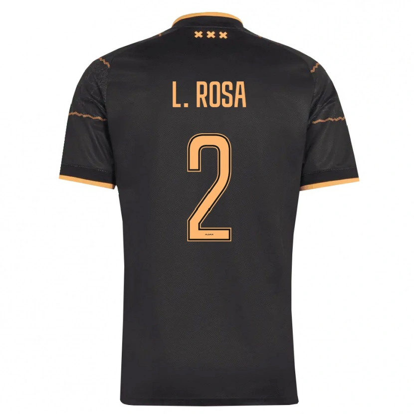 Danxen Femme Maillot Lucas Rosa #2 Noir Orange Tenues Extérieur 2026/27 T-Shirt