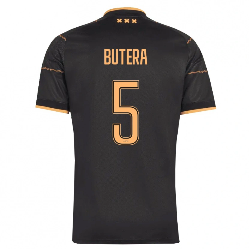 Danxen Femme Maillot Ethan Butera #5 Noir Orange Tenues Extérieur 2026/27 T-Shirt