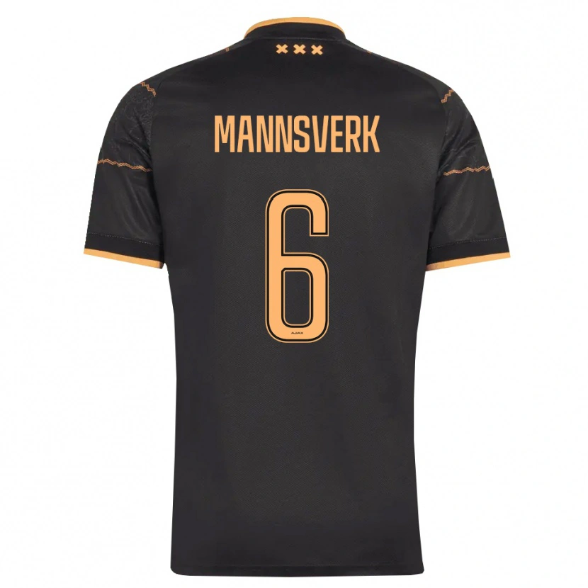 Danxen Femme Maillot Sivert Mannsverk #6 Noir Orange Tenues Extérieur 2026/27 T-Shirt