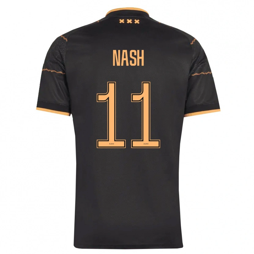 Danxen Femme Maillot Pharell Nash #11 Noir Orange Tenues Extérieur 2026/27 T-Shirt