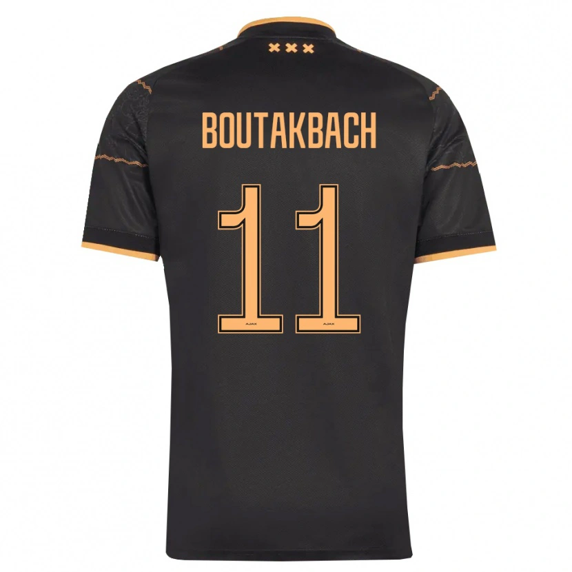 Danxen Femme Maillot Massin Boutakbach #11 Noir Orange Tenues Extérieur 2026/27 T-Shirt