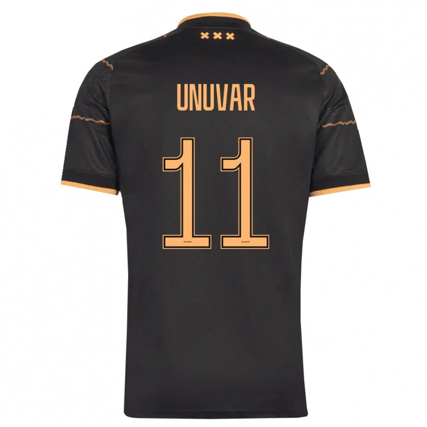 Danxen Femme Maillot Naci Unuvar #11 Noir Orange Tenues Extérieur 2026/27 T-Shirt