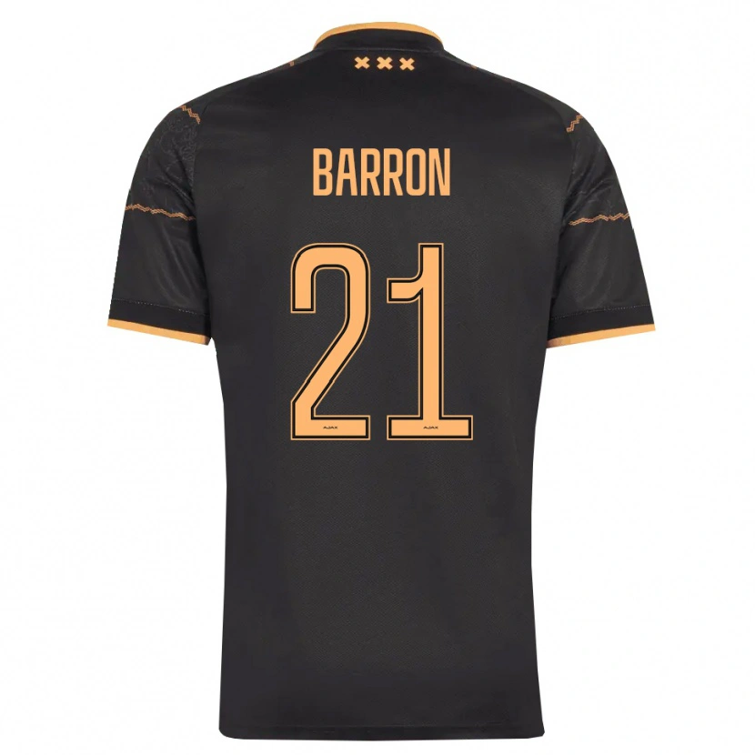 Danxen Femme Maillot Eternal Barron #21 Noir Orange Tenues Extérieur 2026/27 T-Shirt