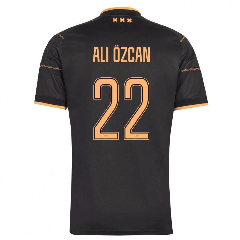 Danxen Femme Maillot Akın Ali Özcan #22 Noir Orange Tenues Extérieur 2026/27 T-Shirt