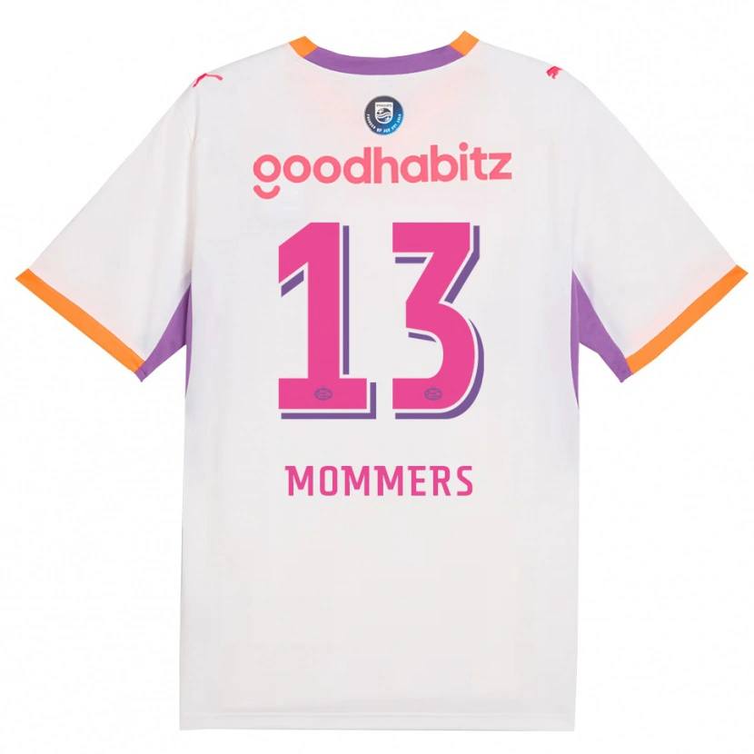 Danxen Femme Maillot Ryan Mommers #13 Blanc Violet Orange Tenues Extérieur 2026/27 T-Shirt