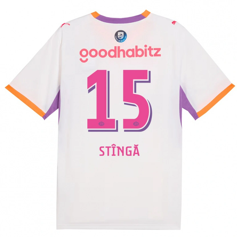 Danxen Femme Maillot Lucas Stîngă #15 Blanc Violet Orange Tenues Extérieur 2026/27 T-Shirt