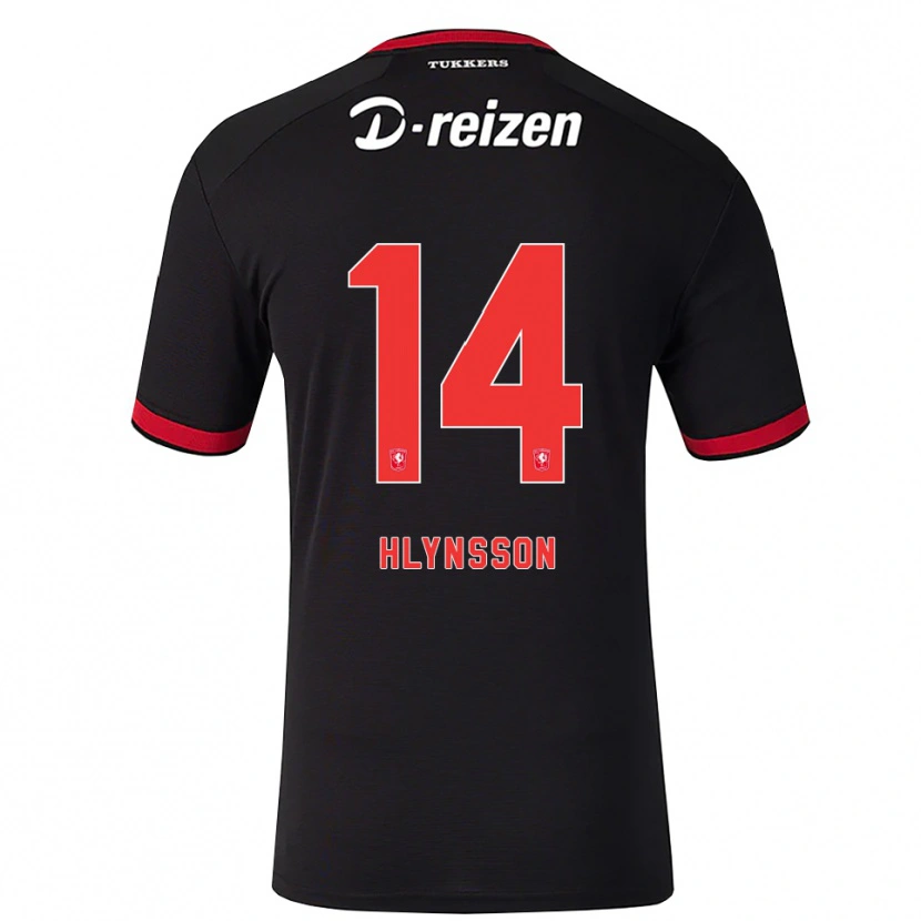 Danxen Femme Maillot Kristian Hlynsson #14 Rouge Blanc Noir Tenues Extérieur 2026/27 T-Shirt