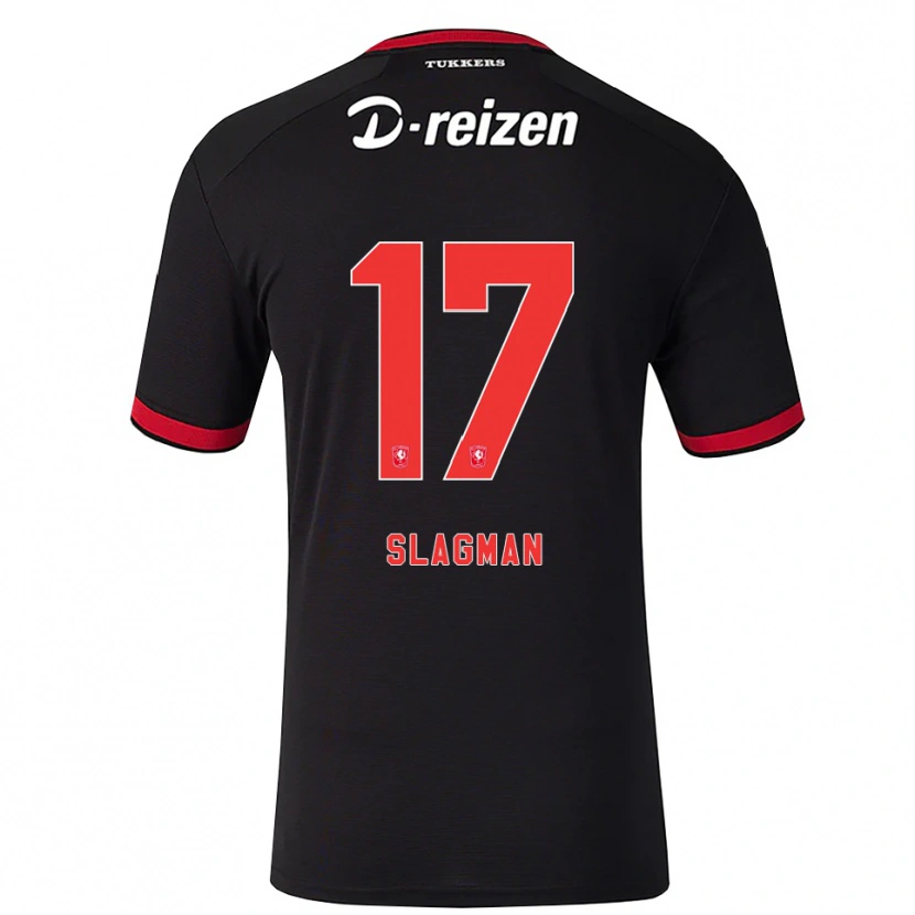 Danxen Femme Maillot Thom Slagman #17 Rouge Blanc Noir Tenues Extérieur 2026/27 T-Shirt