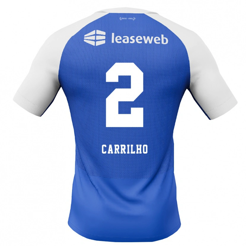 Danxen Femme Maillot Calvin Carrilho #2 Dodgerblue Rouge Blanc Tenues Extérieur 2026/27 T-Shirt