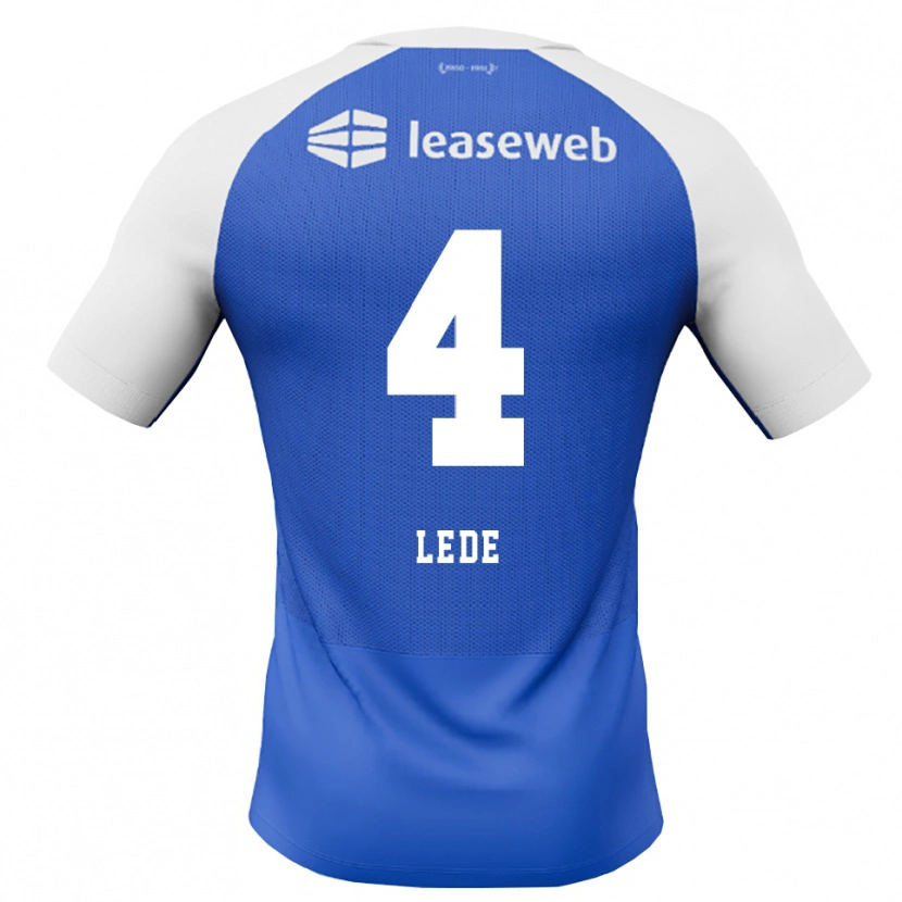 Danxen Femme Maillot Quincy Lede #4 Dodgerblue Rouge Blanc Tenues Extérieur 2026/27 T-Shirt