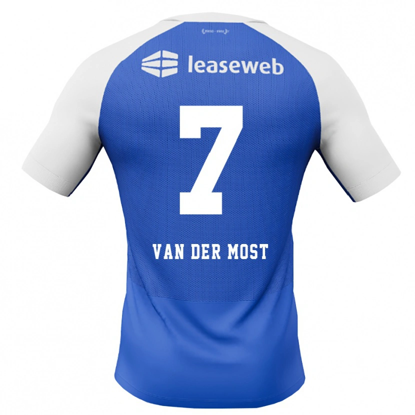 Danxen Femme Maillot Veerle Van Der Most #7 Dodgerblue Rouge Blanc Tenues Extérieur 2026/27 T-Shirt
