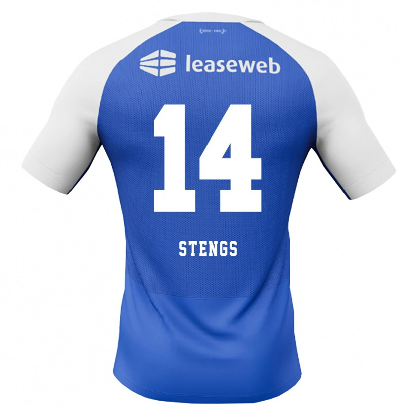 Danxen Femme Maillot Calvin Stengs #14 Dodgerblue Rouge Blanc Tenues Extérieur 2026/27 T-Shirt