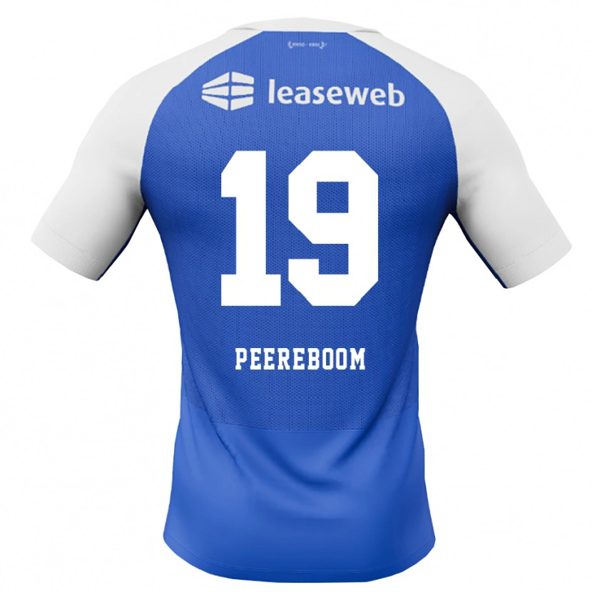 Danxen Femme Maillot Sanne Peereboom #19 Dodgerblue Rouge Blanc Tenues Extérieur 2026/27 T-Shirt