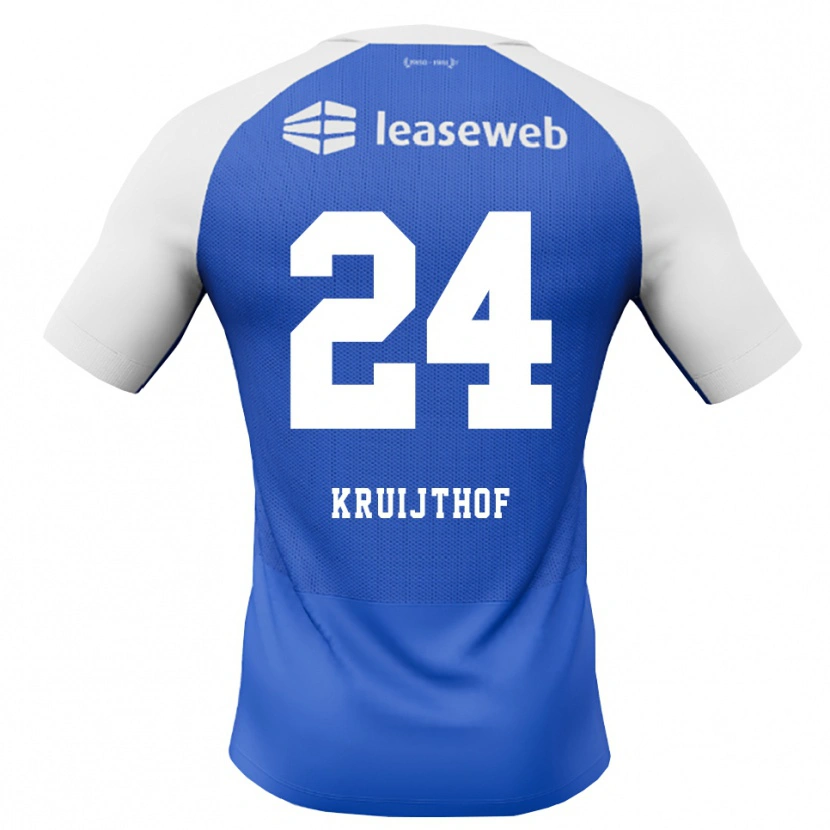 Danxen Femme Maillot Annemiek Kruijthof #24 Dodgerblue Rouge Blanc Tenues Extérieur 2026/27 T-Shirt