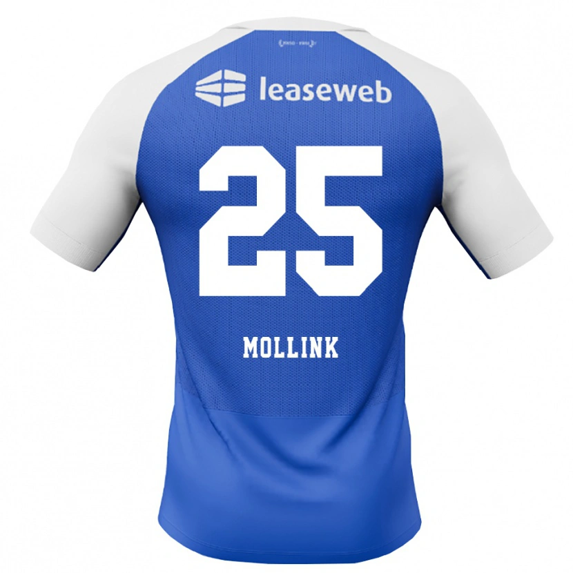 Danxen Femme Maillot Yaël Mollink #25 Dodgerblue Rouge Blanc Tenues Extérieur 2026/27 T-Shirt