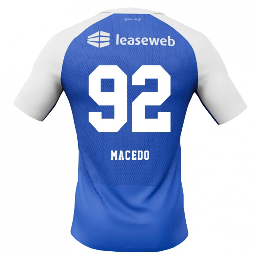 Danxen Femme Maillot Rodrigo Macedo #92 Dodgerblue Rouge Blanc Tenues Extérieur 2026/27 T-Shirt