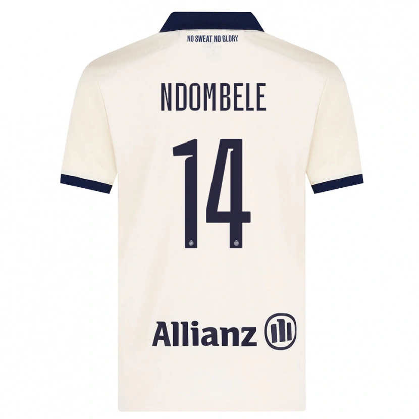 Danxen Femme Maillot Don Ndombele #14 Beige Noir Tenues Extérieur 2026/27 T-Shirt
