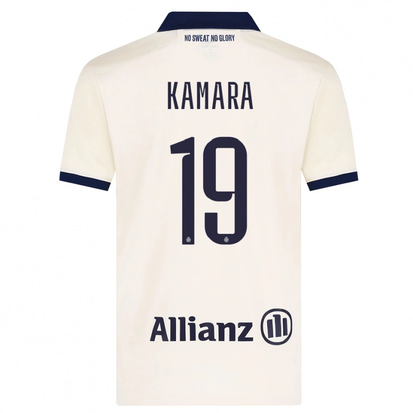 Danxen Femme Maillot Al-Hassan Kamara #19 Beige Noir Tenues Extérieur 2026/27 T-Shirt