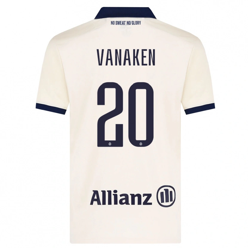 Danxen Femme Maillot Hans Vanaken #20 Beige Noir Tenues Extérieur 2026/27 T-Shirt