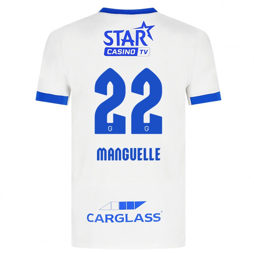 Danxen Femme Maillot Brad Manguelle #22 Blanc Bleu Tenues Extérieur 2026/27 T-Shirt