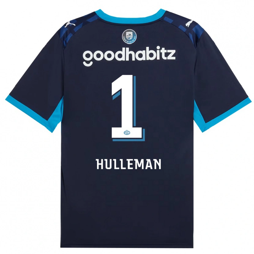 Danxen Femme Maillot Daan Hulleman #1 Dodgerblue Royalblue Troisieme 2026/27 T-Shirt
