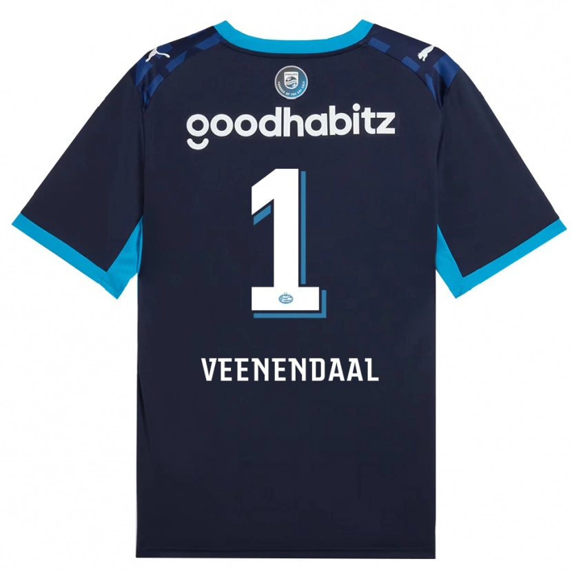 Danxen Femme Maillot Sari Van Veenendaal #1 Dodgerblue Royalblue Troisieme 2026/27 T-Shirt