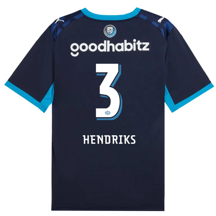 Danxen Femme Maillot Gwyneth Hendriks #3 Dodgerblue Royalblue Troisieme 2026/27 T-Shirt