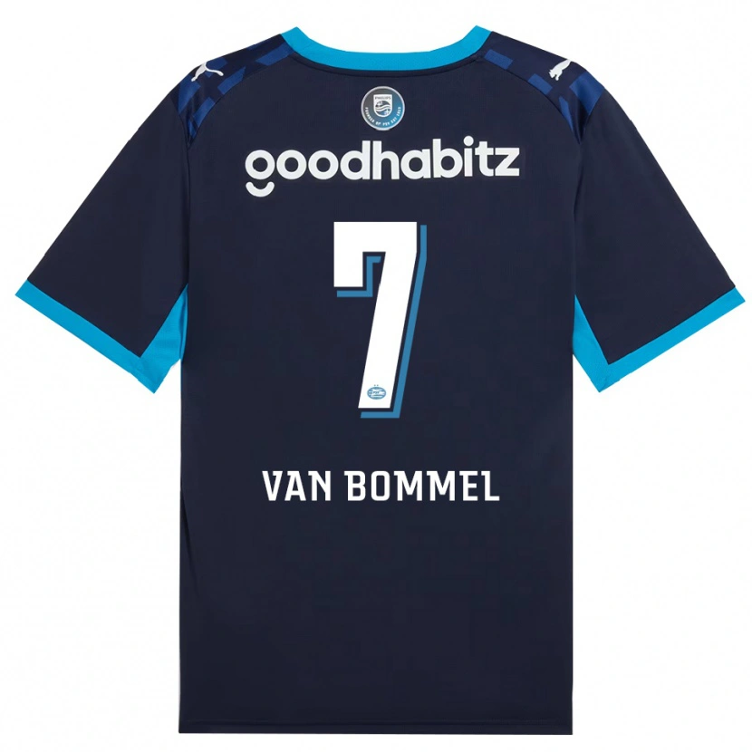 Danxen Femme Maillot Ruben Van Bommel #7 Dodgerblue Royalblue Troisieme 2026/27 T-Shirt