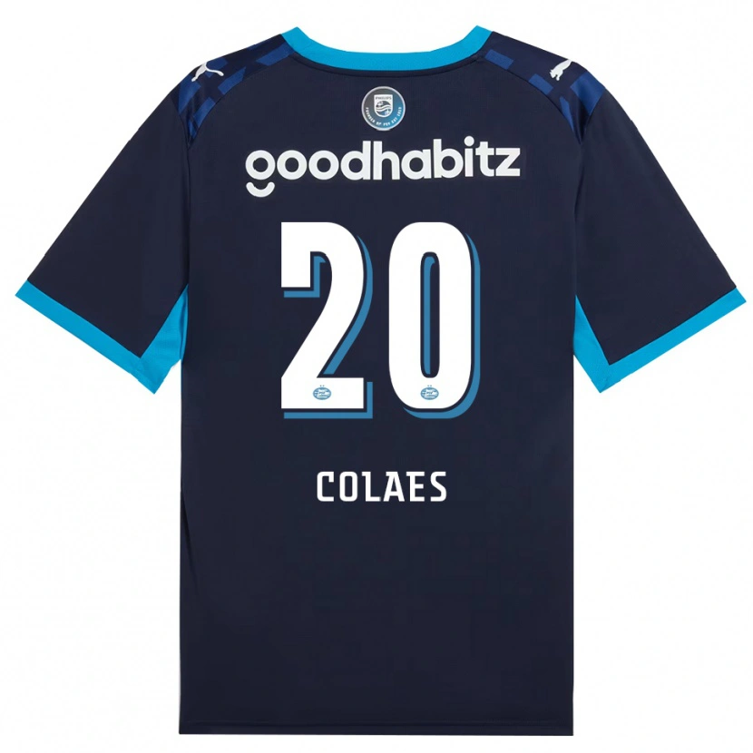 Danxen Femme Maillot Jonas Colaes #20 Dodgerblue Royalblue Troisieme 2026/27 T-Shirt