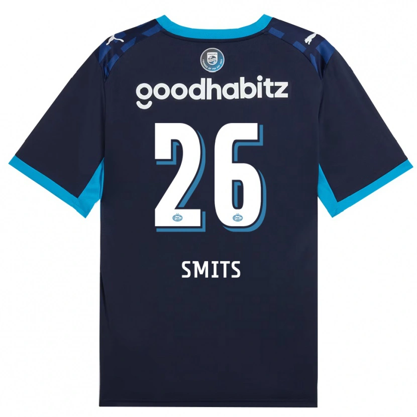 Danxen Femme Maillot Eef Smits #26 Dodgerblue Royalblue Troisieme 2026/27 T-Shirt