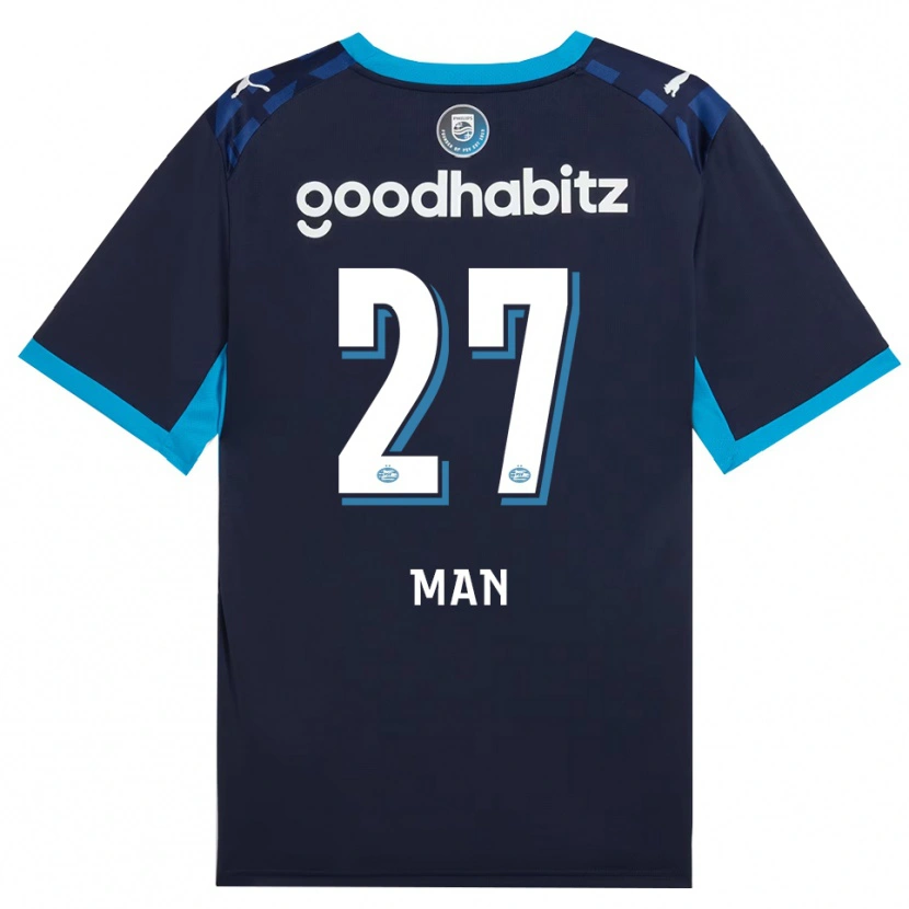 Danxen Femme Maillot Dennis Man #27 Dodgerblue Royalblue Troisieme 2026/27 T-Shirt