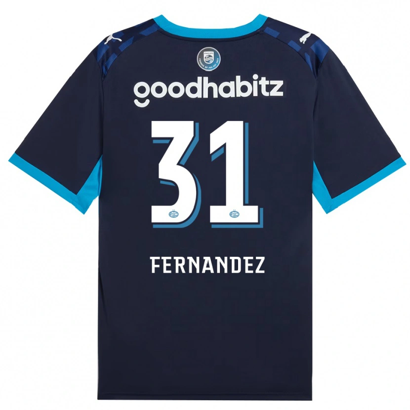 Danxen Femme Maillot Noah Fernandez #31 Dodgerblue Royalblue Troisieme 2026/27 T-Shirt