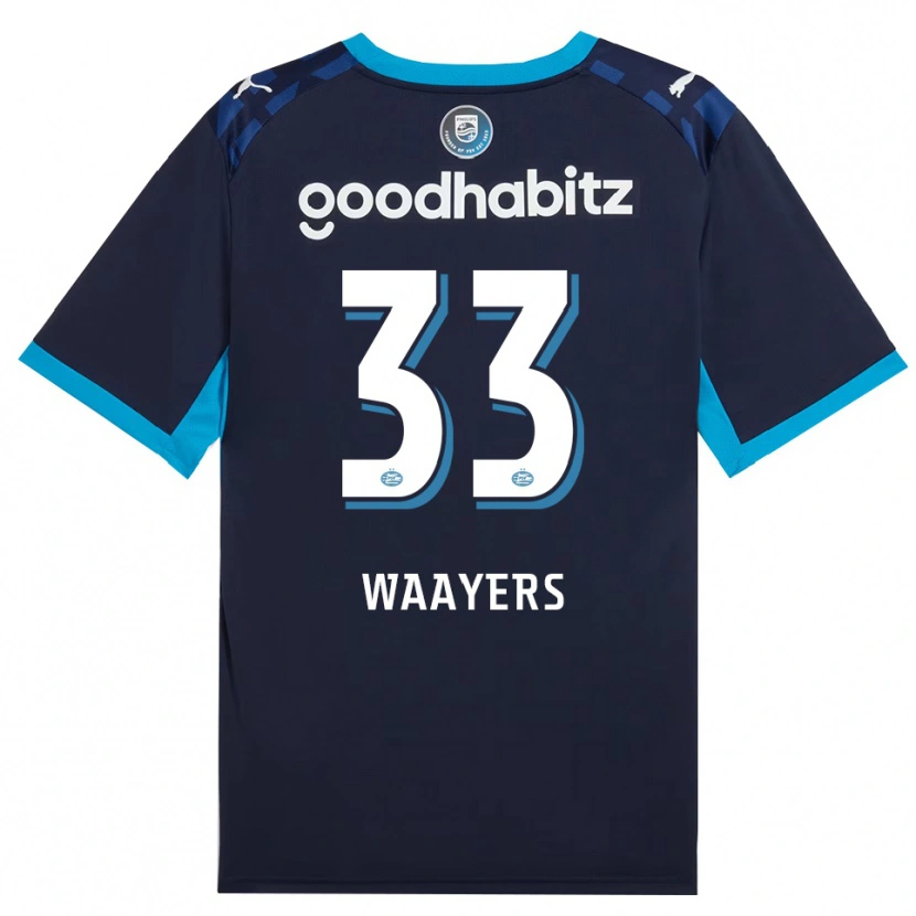 Danxen Femme Maillot Eus Waayers #33 Dodgerblue Royalblue Troisieme 2026/27 T-Shirt