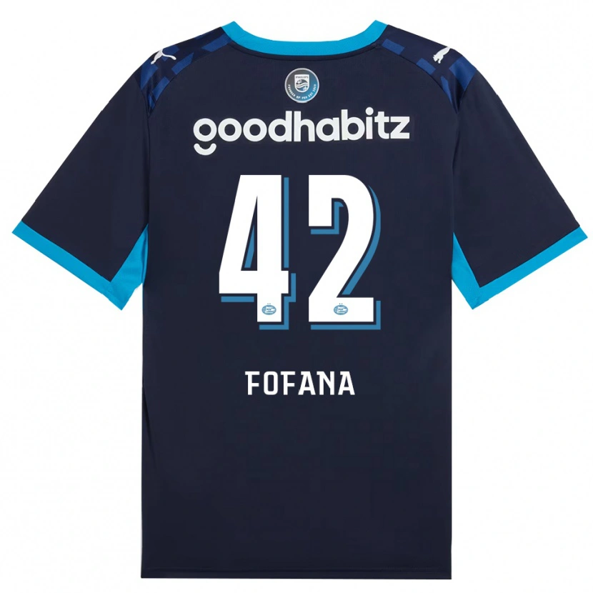 Danxen Femme Maillot Fode Fofana #42 Dodgerblue Royalblue Troisieme 2026/27 T-Shirt